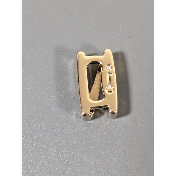 Keep Collective Letter N Gold Tone Slide Charm NEW - Picture 3 of 4